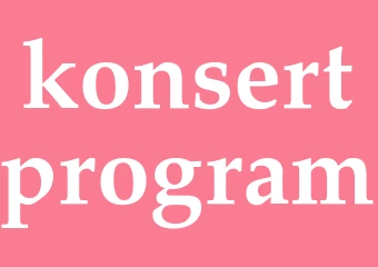 Synonym konsertprogram