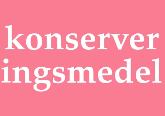 Synonym konserveringsmedel