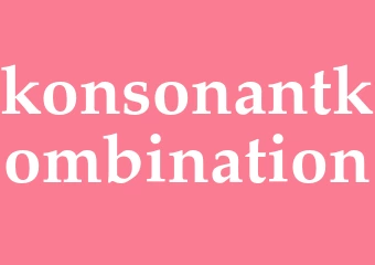 Synonym konsonantkombination