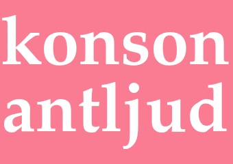 Synonym konsonantljud