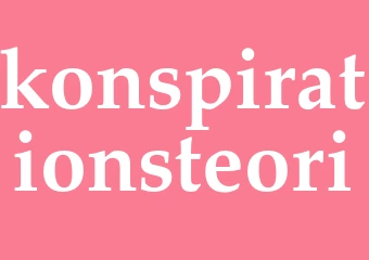 Synonym konspirationsteori