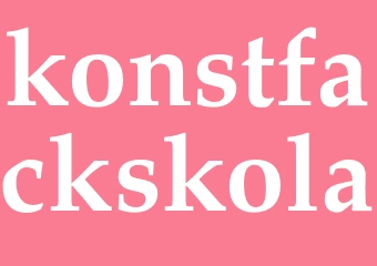Synonym konstfackskola