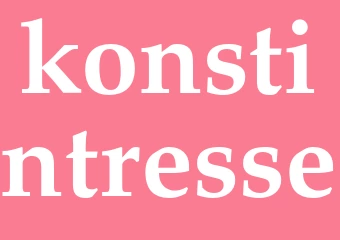 Synonym konstintresse