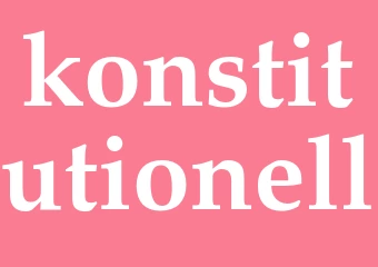Synonym konstitutionell