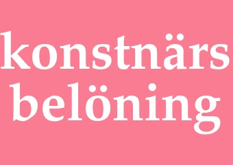 Synonym konstnärsbelöning