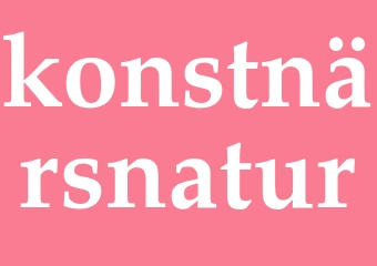 Synonym konstnärsnatur