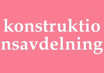 Synonym konstruktionsavdelning