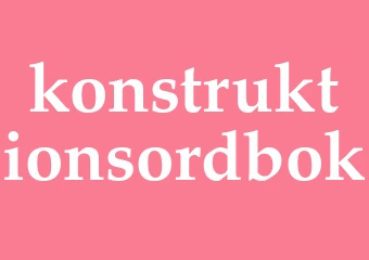 Synonym konstruktionsordbok