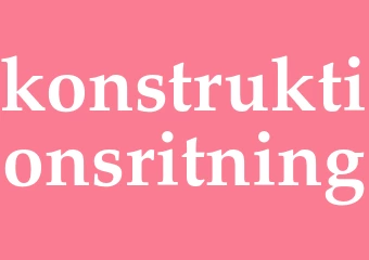 Synonym konstruktionsritning