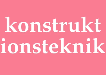 Synonym konstruktionsteknik