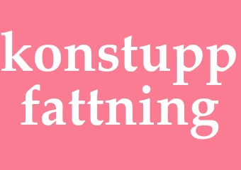 Synonym konstuppfattning