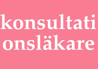 Synonym konsultationsläkare