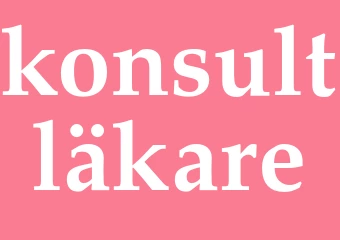 Synonym konsultläkare