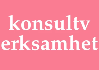 Synonym konsultverksamhet