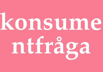 Synonym konsumentfråga
