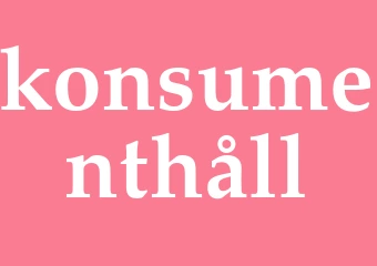 Synonym konsumenthåll
