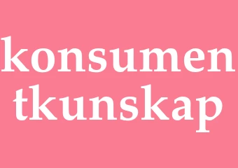 Synonym konsumentkunskap