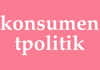 Synonym konsumentpolitik