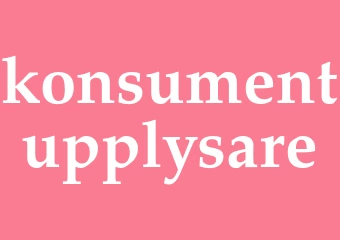 Synonym konsumentupplysare