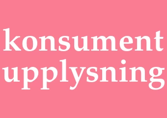 Synonym konsumentupplysning