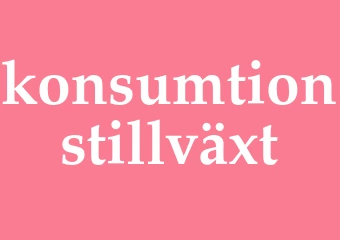 Synonym konsumtionstillväxt
