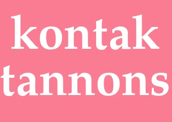Synonym kontaktannons