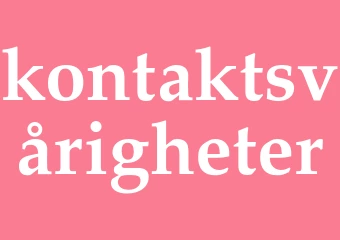 Synonym kontaktsvårigheter