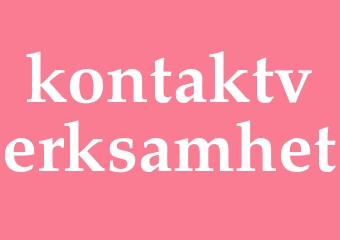 Synonym kontaktverksamhet