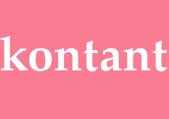 Synonym kontant