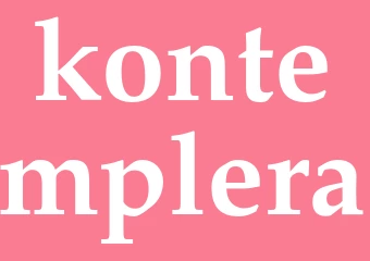 Synonym kontemplera