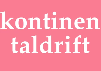 Synonym kontinentaldrift