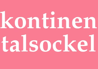 Synonym kontinentalsockel