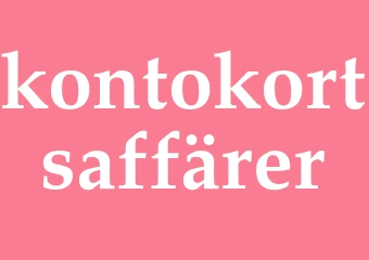 Synonym kontokortsaffärer