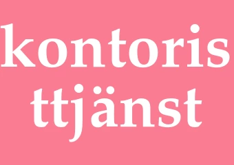 Synonym kontoristtjänst