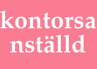 Synonym kontorsanställd