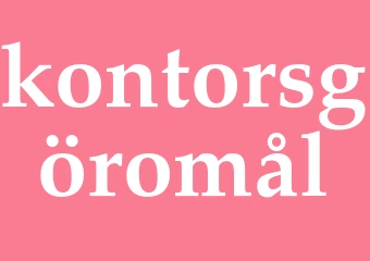 Synonym kontorsgöromål