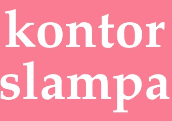 Synonym kontorslampa