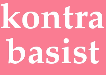 Synonym kontrabasist