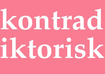 Synonym kontradiktorisk
