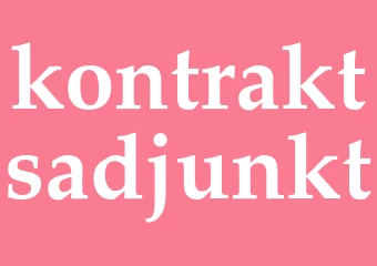 Synonym kontraktsadjunkt