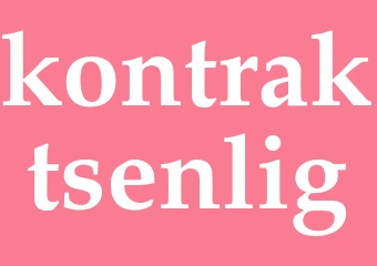 Synonym kontraktsenlig