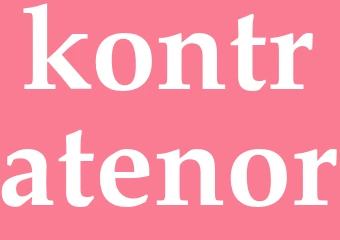 Synonym kontratenor