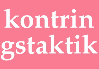 Synonym kontringstaktik