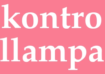 Synonym kontrollampa