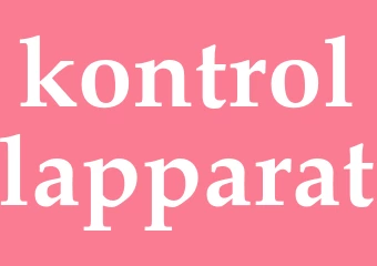 Synonym kontrollapparat