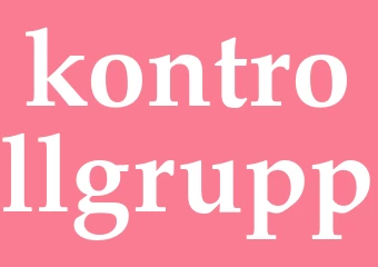 Synonym kontrollgrupp