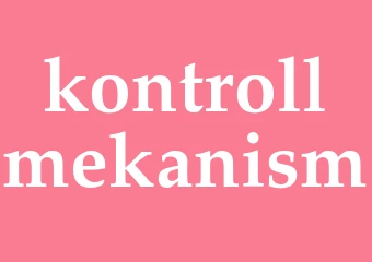 Synonym kontrollmekanism