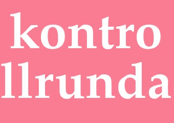 Synonym kontrollrunda