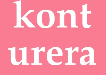 Synonym konturera