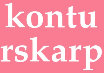 Synonym konturskarp